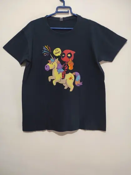 Camiseta manga corta Deadpool talla M Pampling
