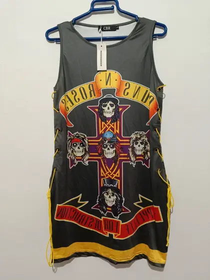 Vestido con bandaje Gun's and Roses talla XL ver medidas