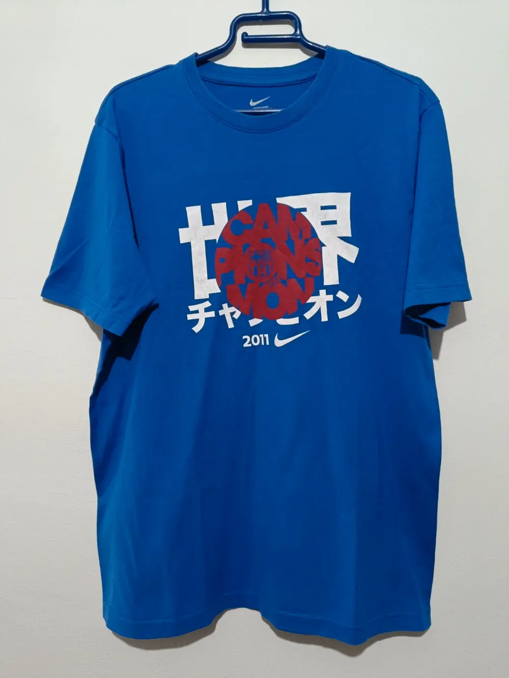Camiseta FC Barcelona Campeon Mundial de clubes 2011 Nike talla L