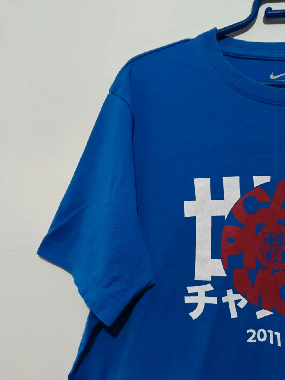 Camiseta FC Barcelona Campeon Mundial de clubes 2011 Nike talla L, foto 2