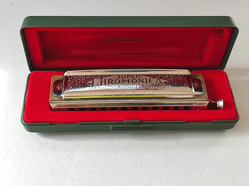 Harmonica vintage chromatique Hohner Super Chromonica 270/48C, foto 3