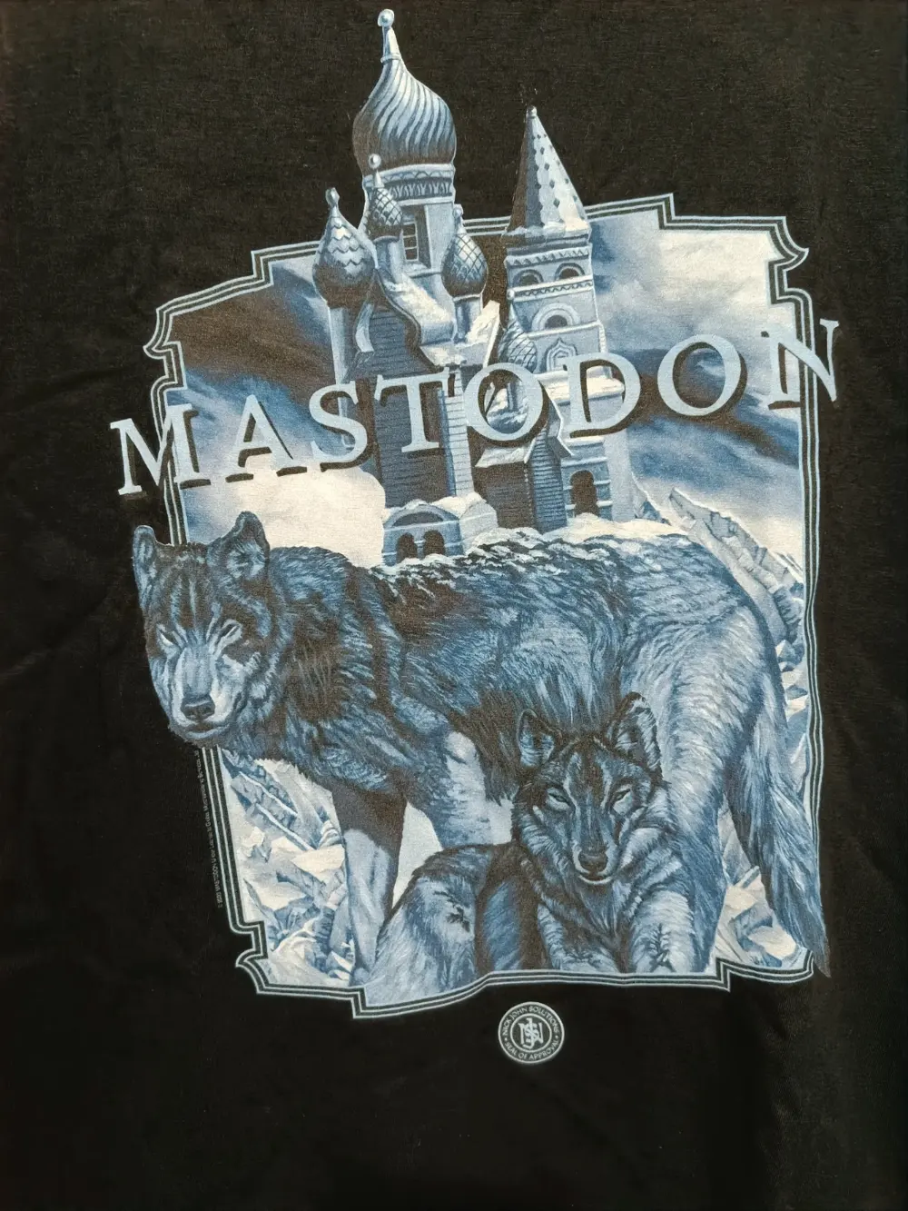 Camiseta Mastodon hushed wolf Oficial talla M, foto 2