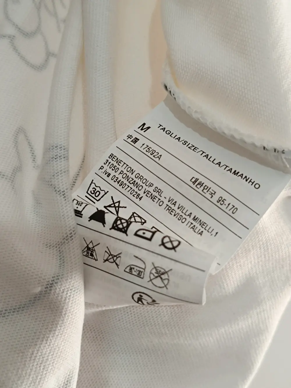 Camiseta manga corta Popeye United colors of Benetton talla M, foto 5