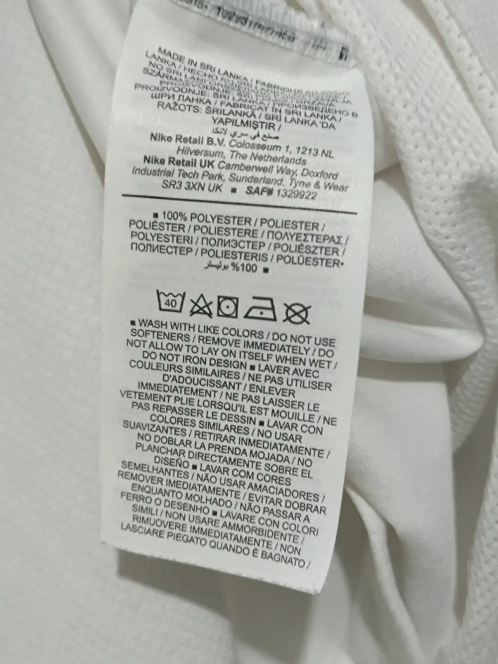 Camiseta manga corta Nike camp talla M, foto 5