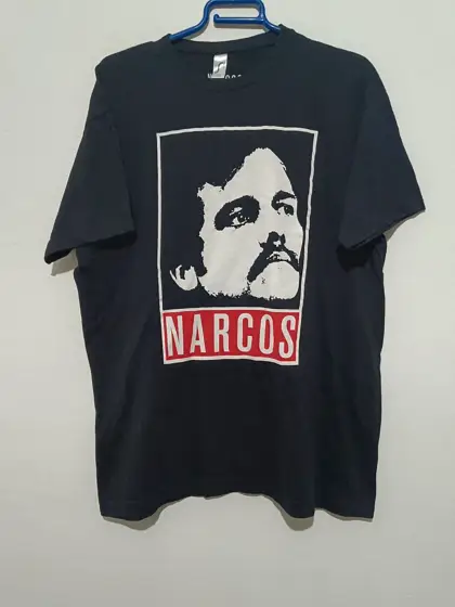 Camiseta manga corta Narcos Pablo Escobar talla L