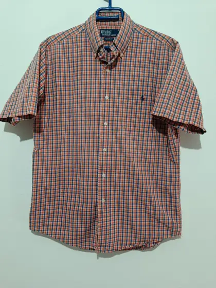 Camisa a cuadros manga corta Polo Ralph Lauren talla M