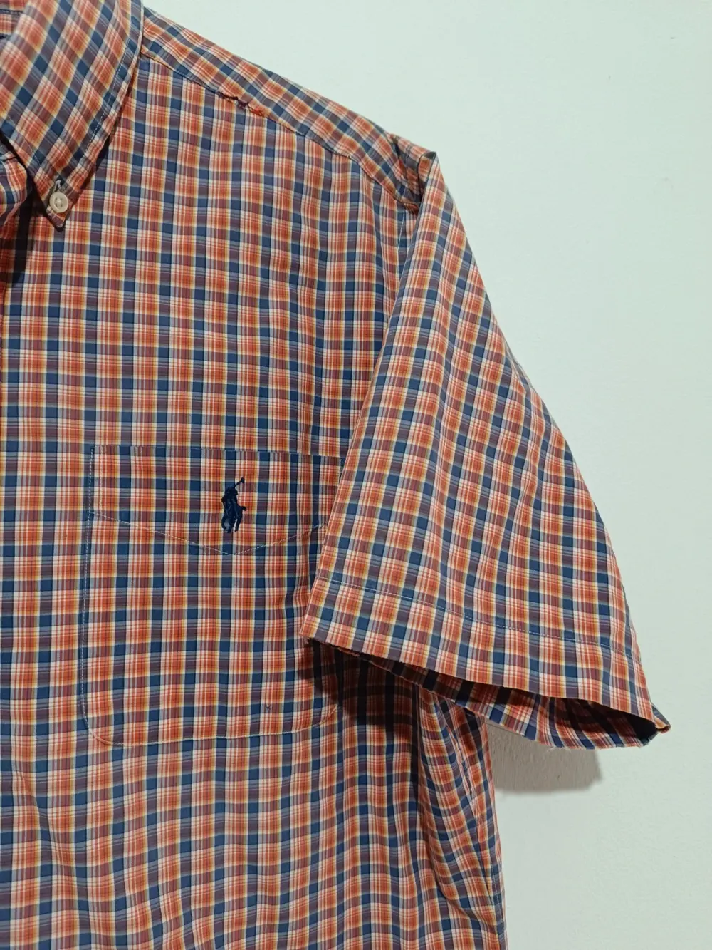 Camisa a cuadros manga corta Polo Ralph Lauren talla M, foto 2