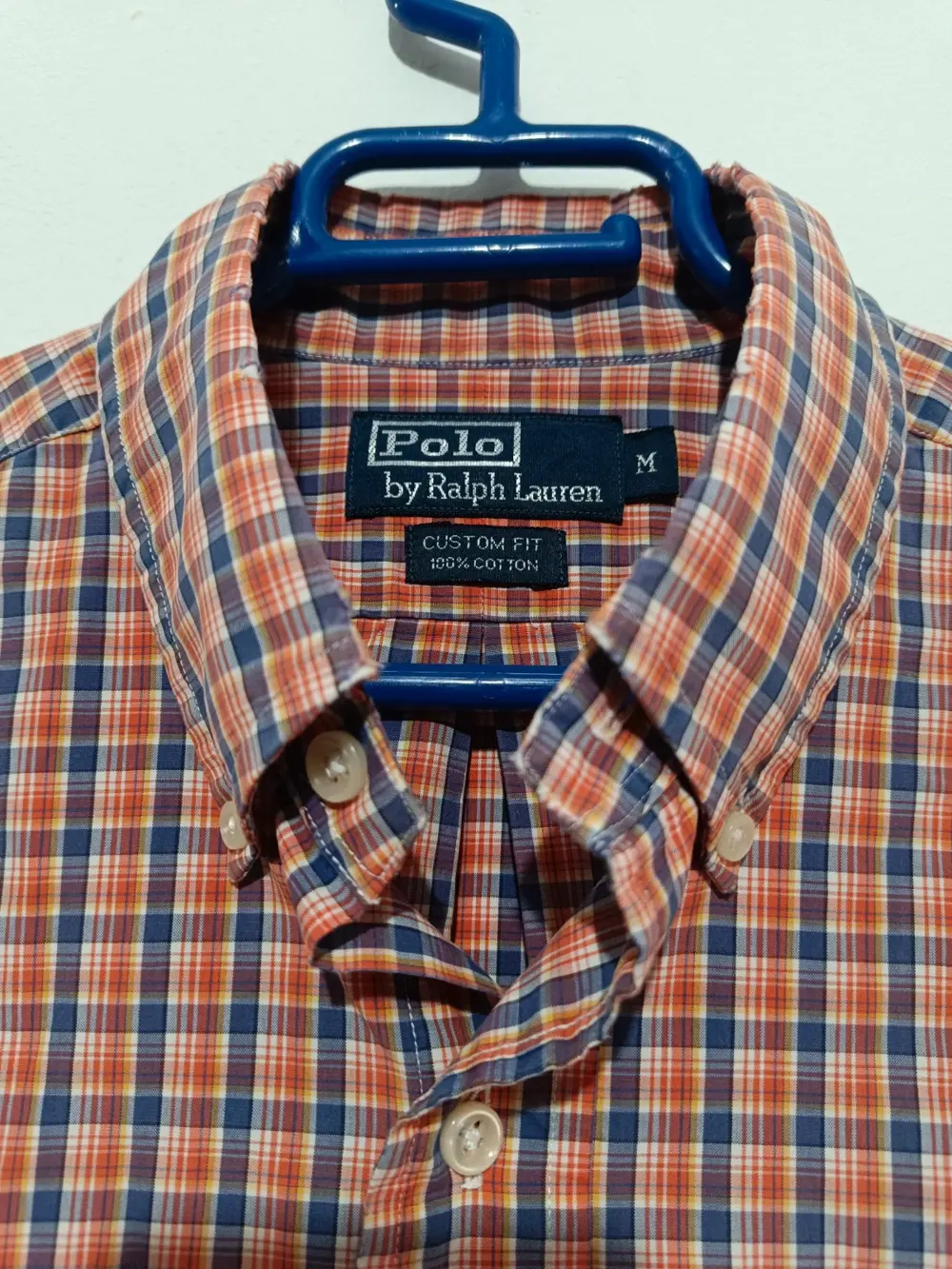 Camisa a cuadros manga corta Polo Ralph Lauren talla M, foto 3