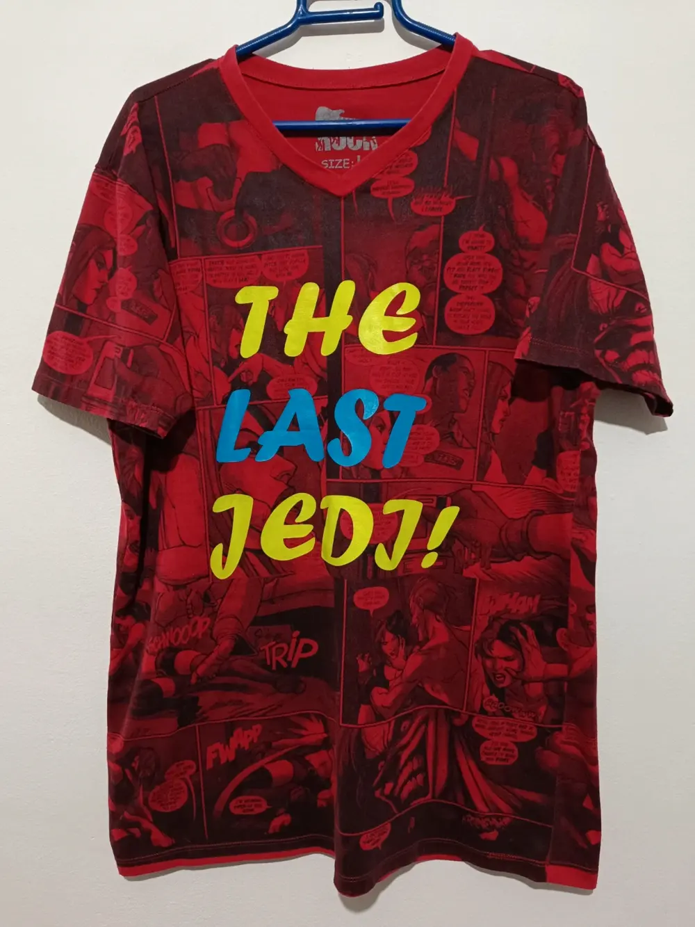 Camiseta manga corta The last Jedi talla L Rock