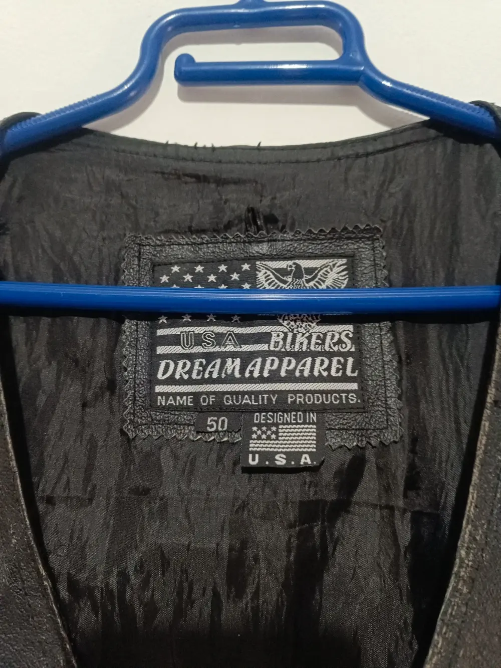Chaleco Motard 100% leather Bikers Dream Apparel made in USA talla 50, foto 2
