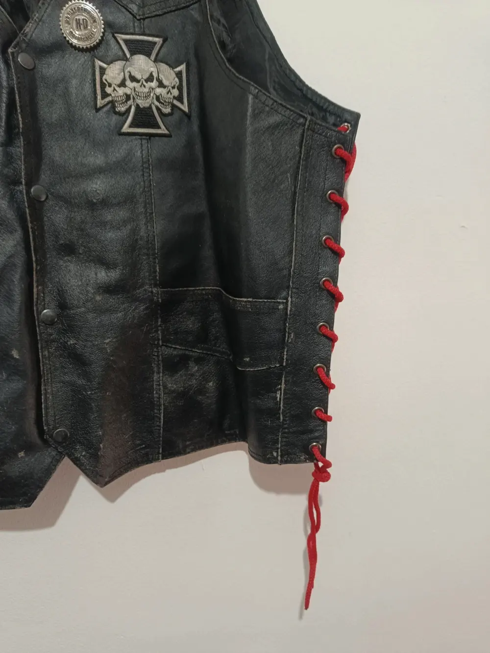 Chaleco Motard 100% leather Bikers Dream Apparel made in USA talla 50, foto 5