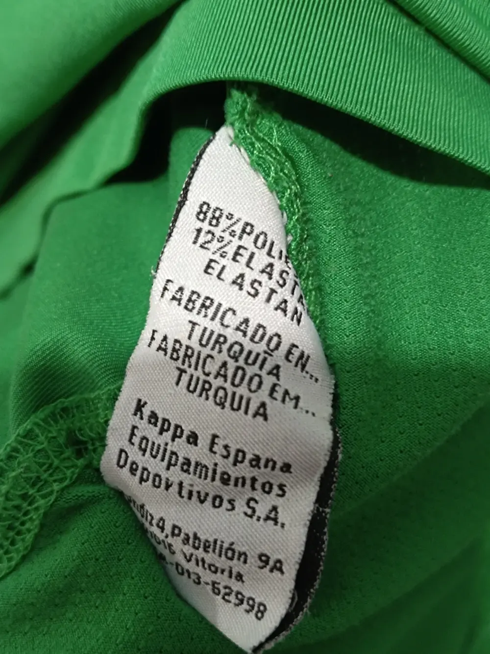 Camiseta vintage Real Betis Balompié Kappa talla XL, foto 5