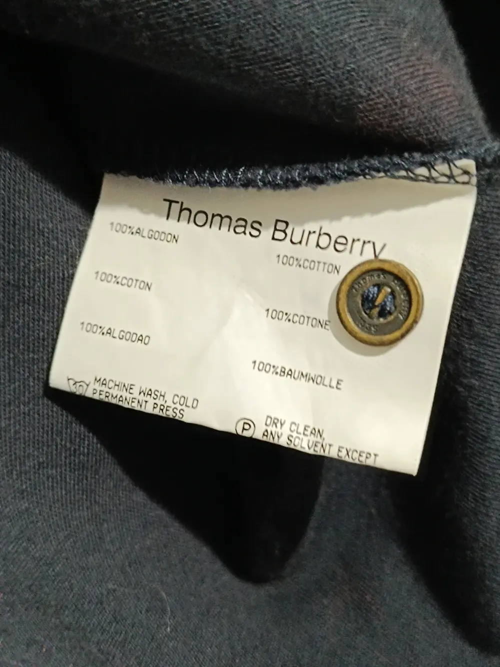 Jersey Polo manga larga Thomas Burberry talla S, foto 5
