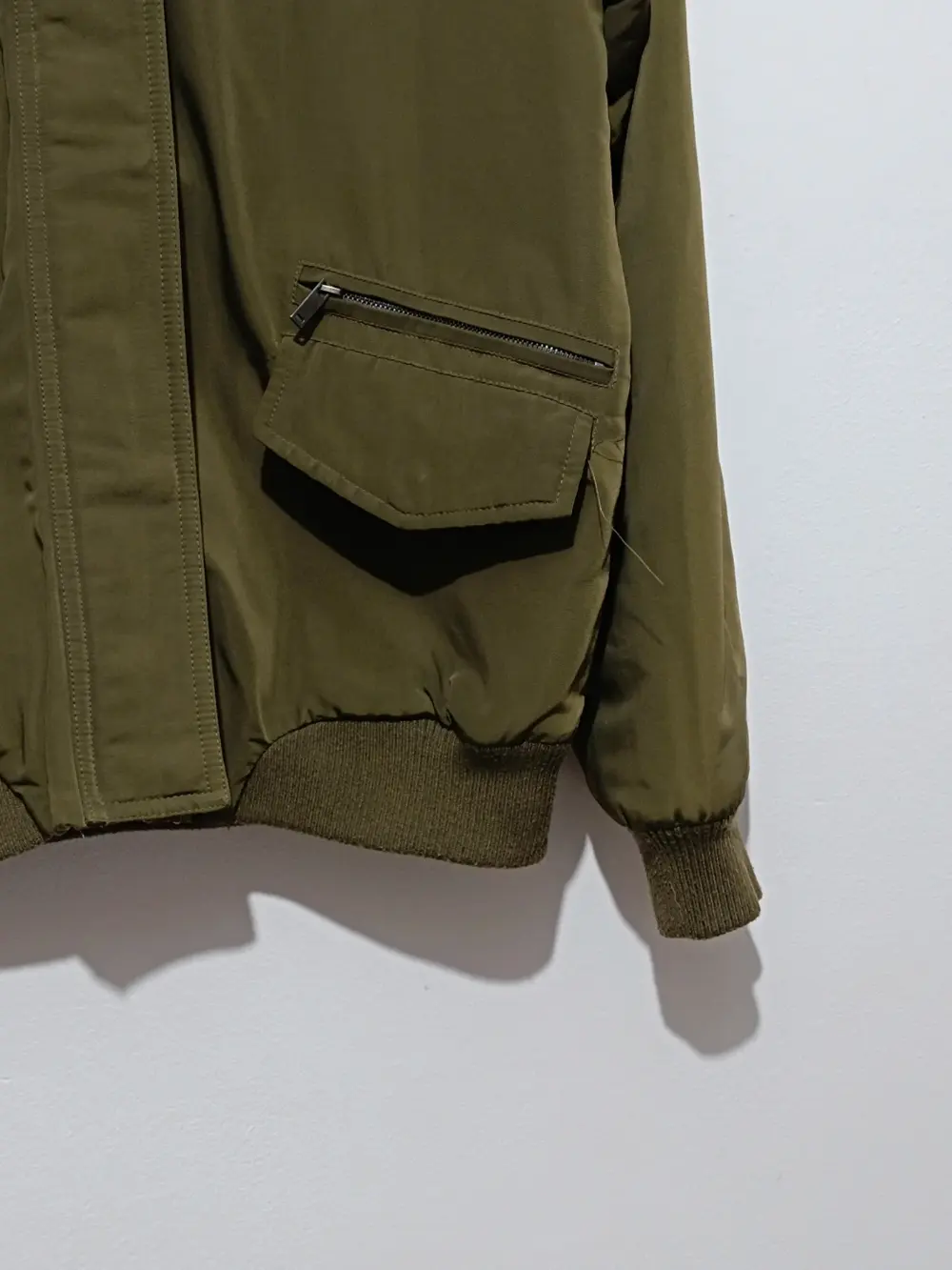 Chaqueta acolchada con capucha Stradivarius talla S, foto 2