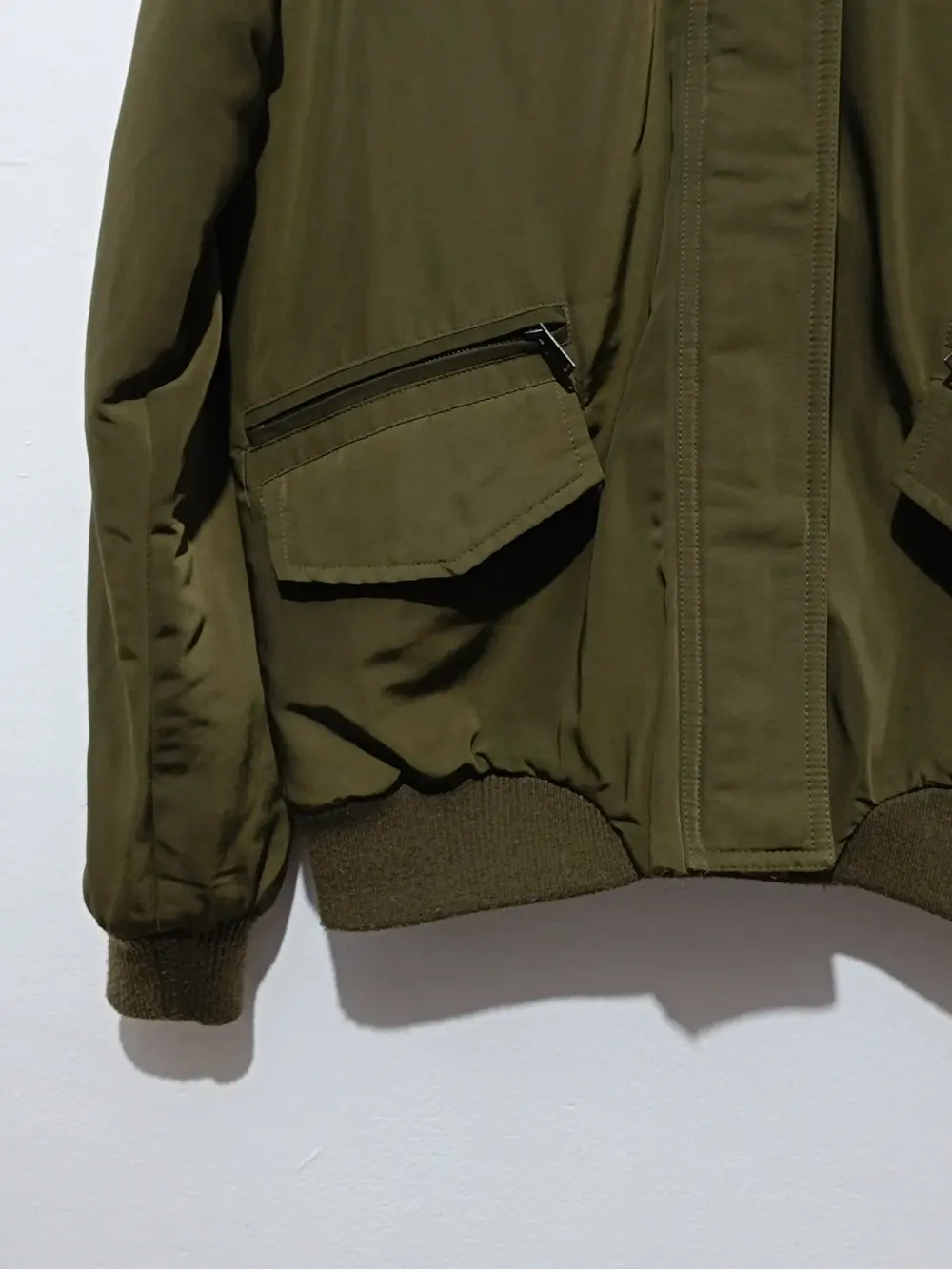 Chaqueta acolchada con capucha Stradivarius talla S, foto 3