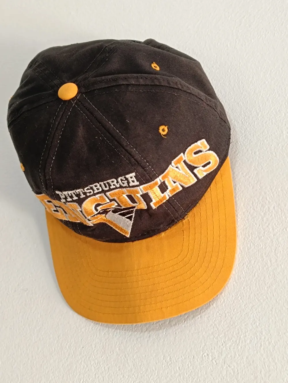 Gorra vintage Penguins Pittsburgh Starter x Tripower talla unica ajustable adulto unisex, foto 5