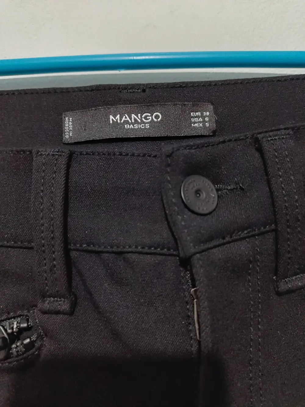 Pantalon pitillo elastico Mango talla 38 M, foto 2