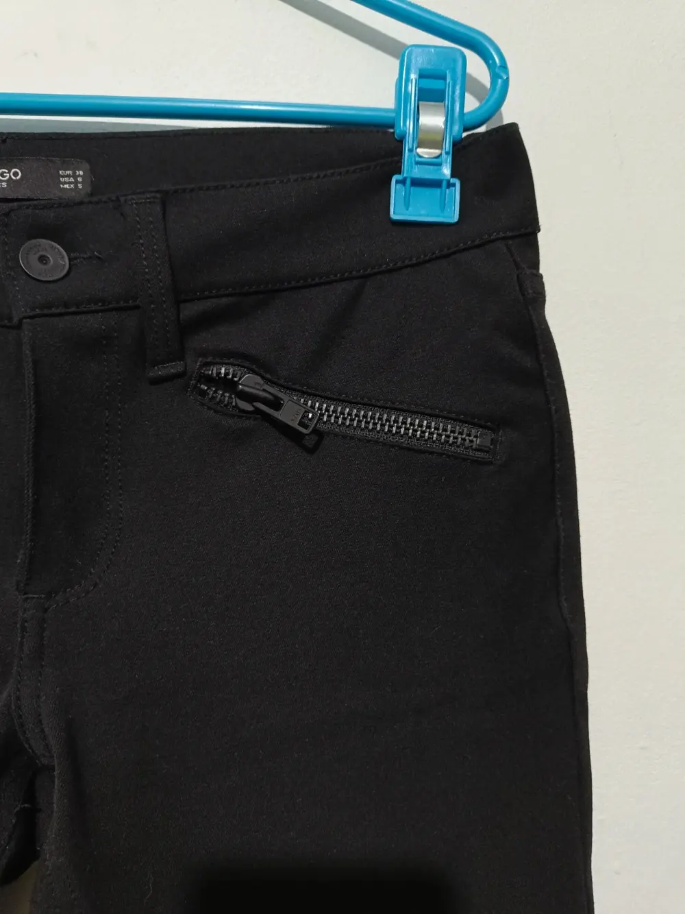 Pantalon pitillo elastico Mango talla 38 M, foto 4