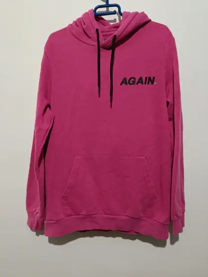 Sudadera con capucha Again Bershka talla M