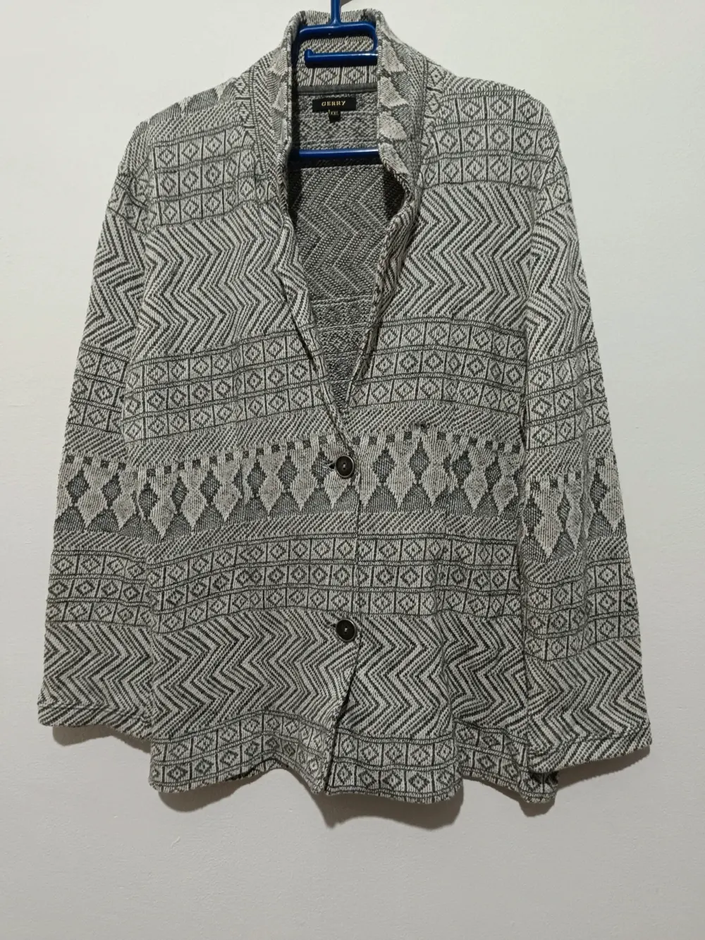 Jersey vintage cardigan Gerry talla XXL