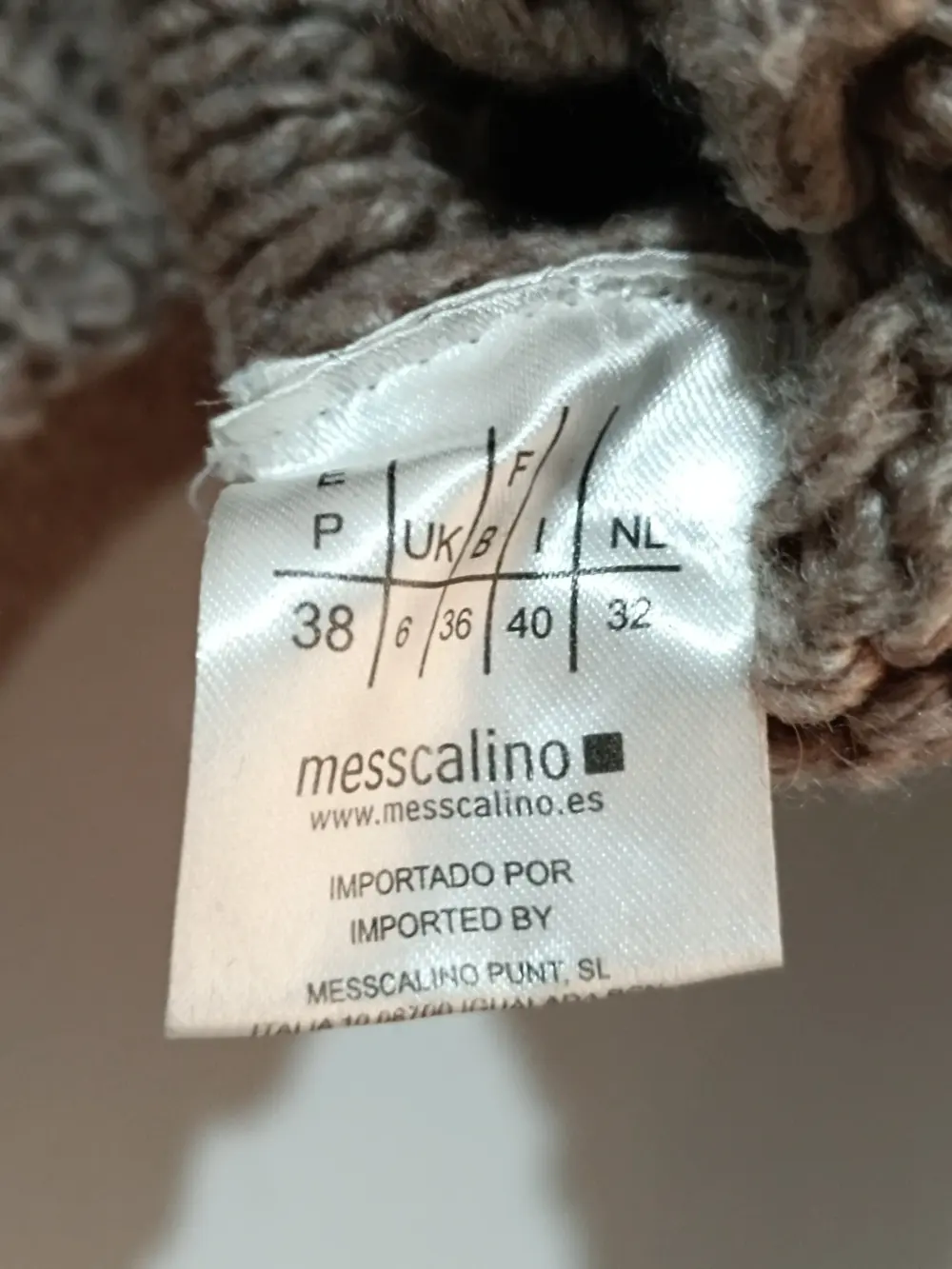 Jersey de punto Messcalino talla M, foto 3