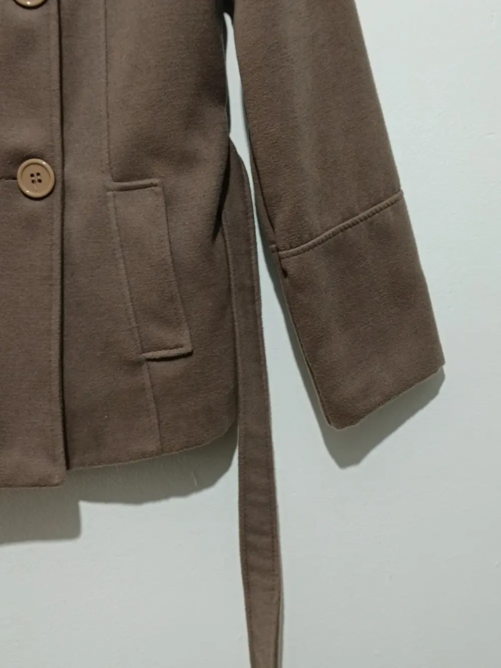Abrigo Trenca Lana Pronto moda Giulio talla XL pero es mas una L ver medidas, foto 3