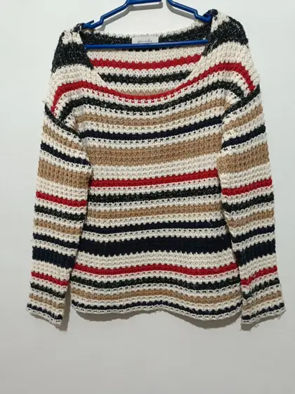 Jersey grueso a rayas Blendshe talla L