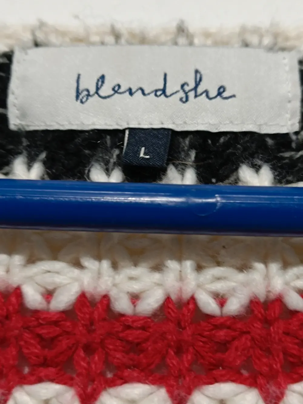 Jersey grueso a rayas Blendshe talla L, foto 3