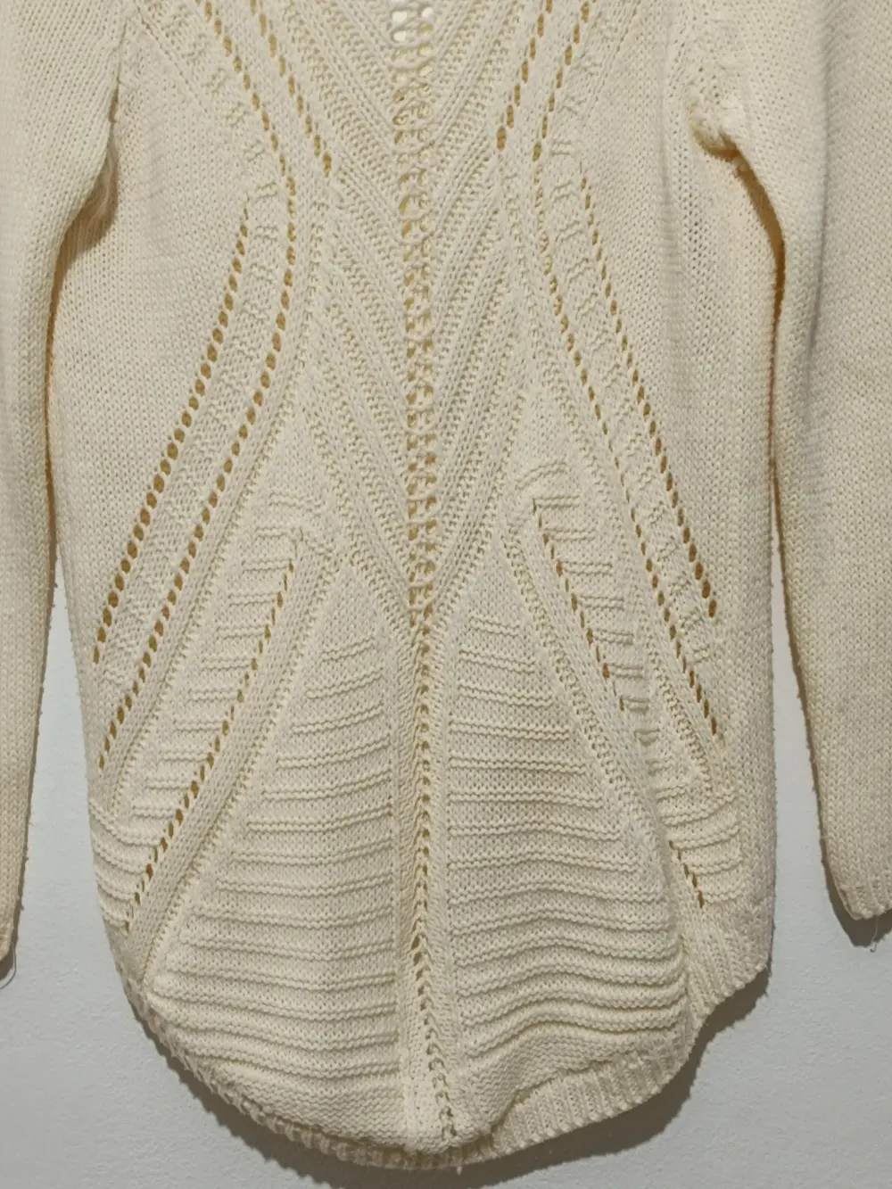 Jersey de lana cardigan Made In Italy talla única sirve para S ver medidas, foto 4