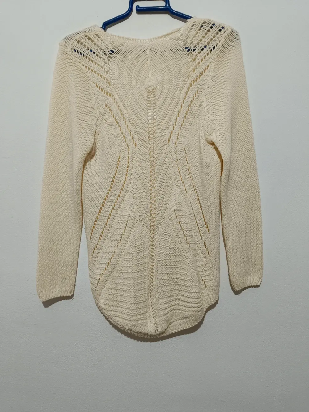 Jersey de lana cardigan Made In Italy talla única sirve para S ver medidas, foto 5
