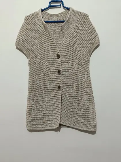 Jersey cardigan chaleco de punto Made In Italy talla M/L ver medidas