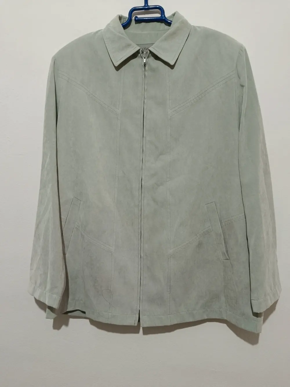 Chaqueta vintage sobrecamisa Nuria Vilardaga talla 48 ver medidas