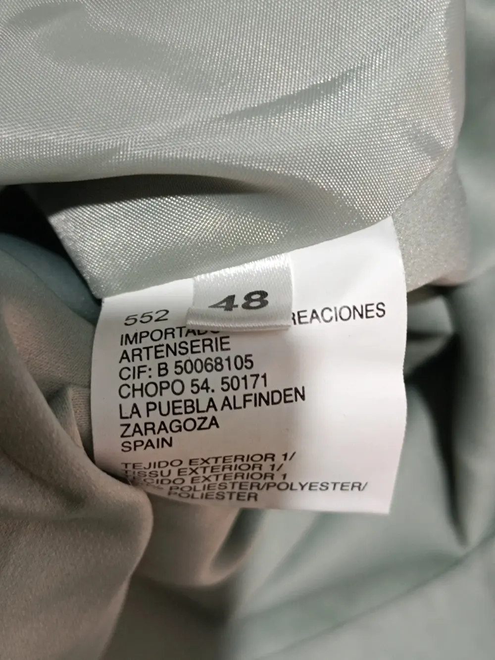 Chaqueta vintage sobrecamisa Nuria Vilardaga talla 48 ver medidas, foto 4