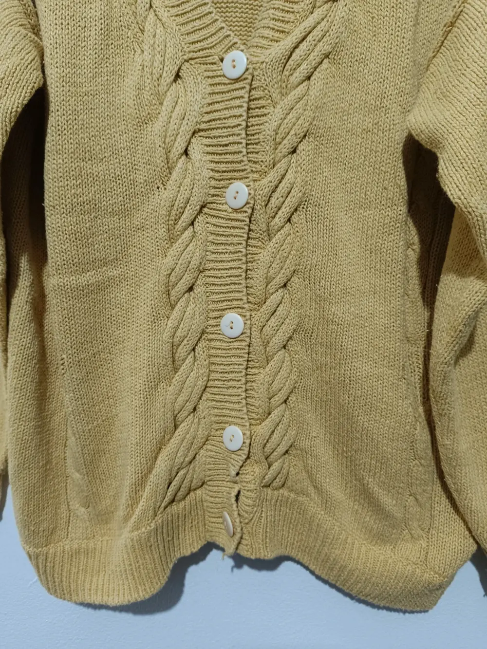Jersey cardigan vintage 55%Ramie talla unica sirve para XL/XXL ver medidas, foto 2