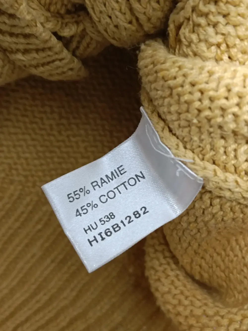 Jersey cardigan vintage 55%Ramie talla unica sirve para XL/XXL ver medidas, foto 4