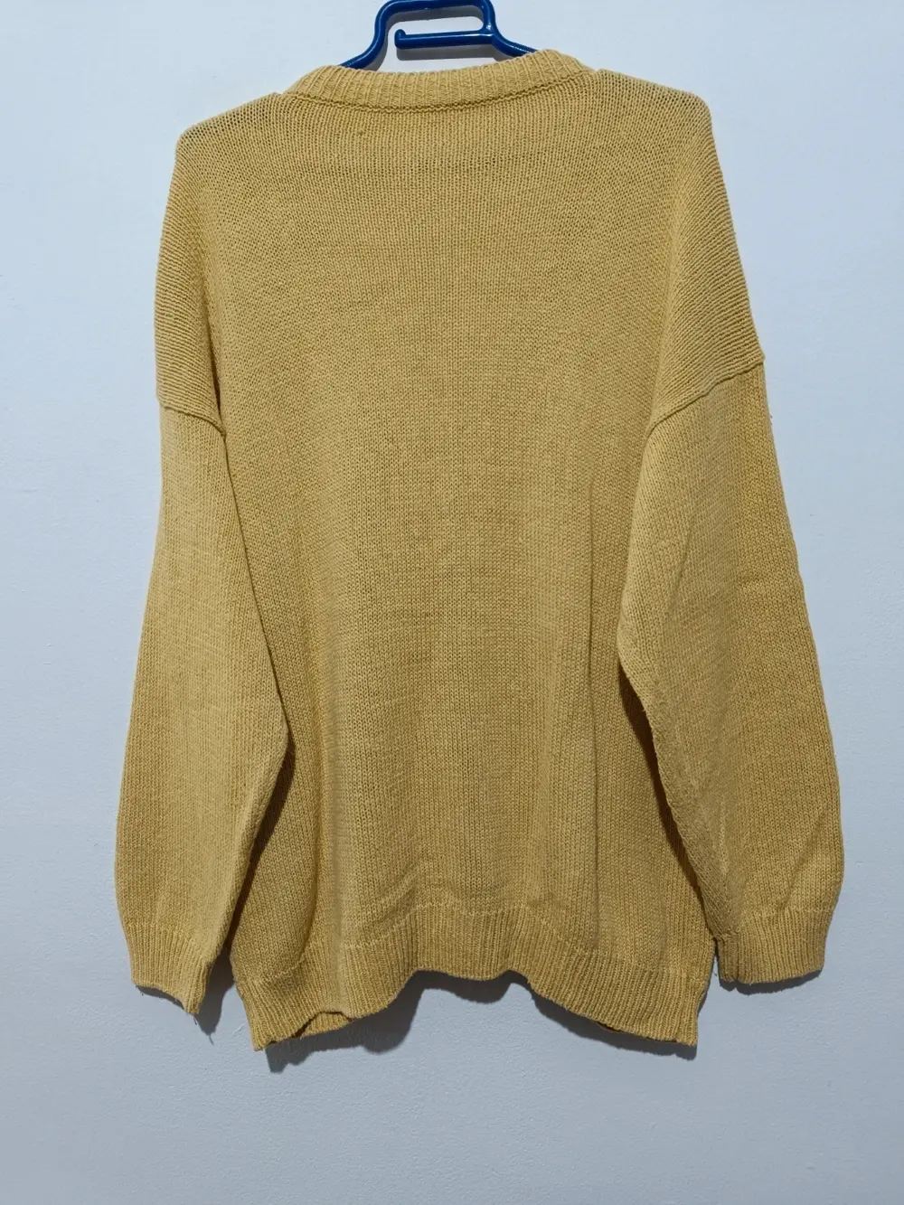 Jersey cardigan vintage 55%Ramie talla unica sirve para XL/XXL ver medidas, foto 5