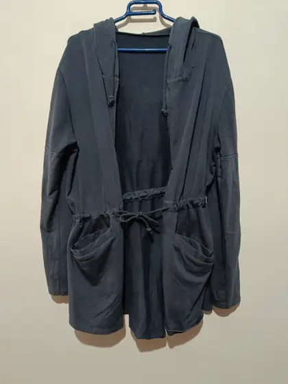Cardigan vintage con capucha Made in Italy talla única sirve para M/L ver medidas