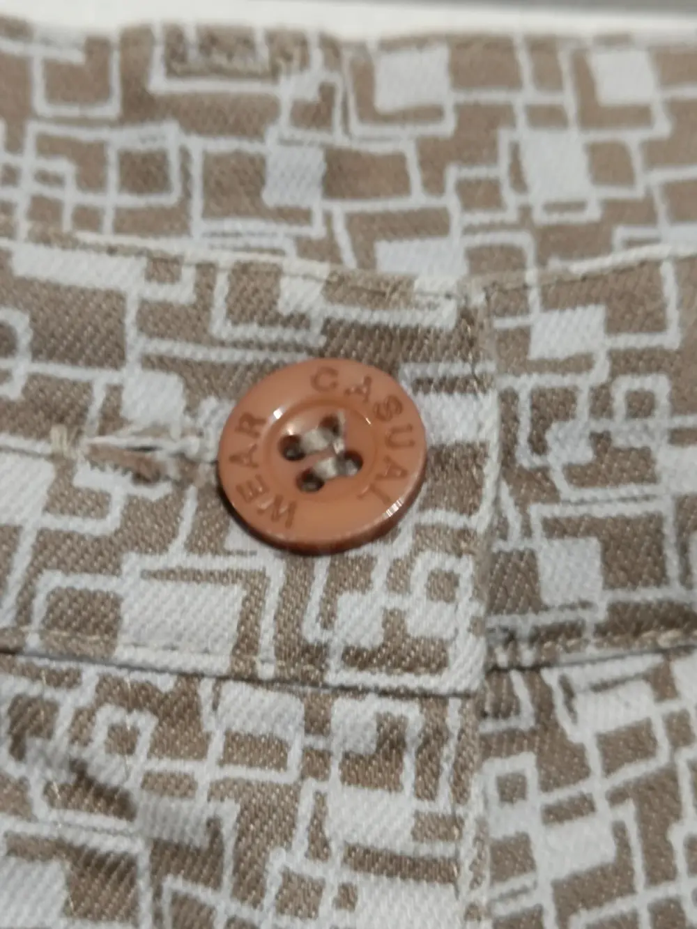 Pantalon estampado a cuadros Kiabi casual talla 46 pero es mas una XL ver medidas, foto 3