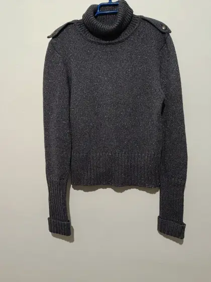 Jersey cuello alto metalizado Mona talla L
