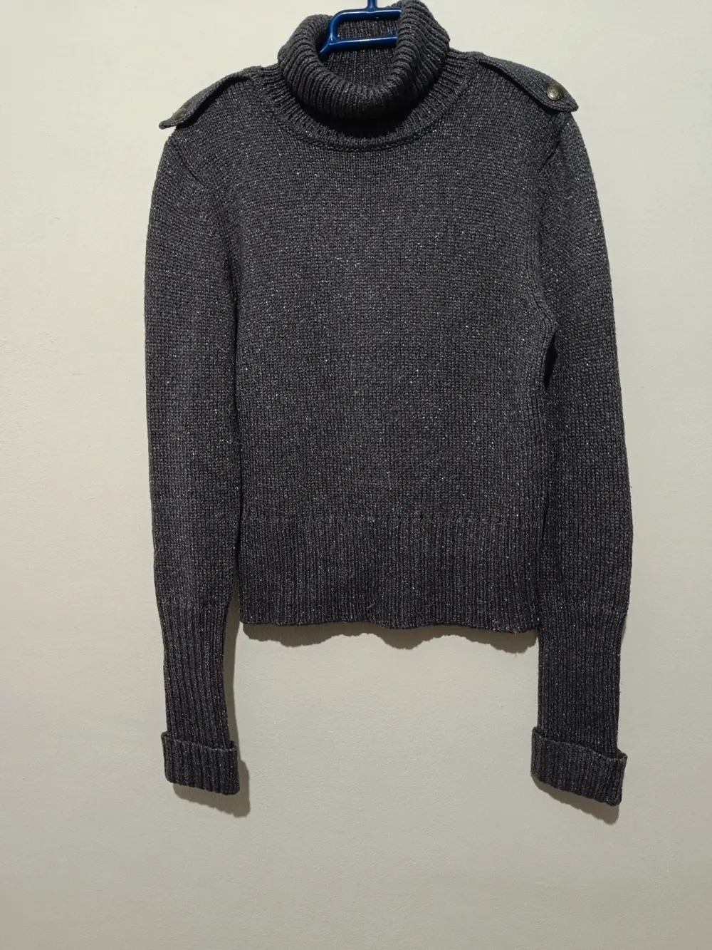Jersey cuello alto metalizado Mona talla L