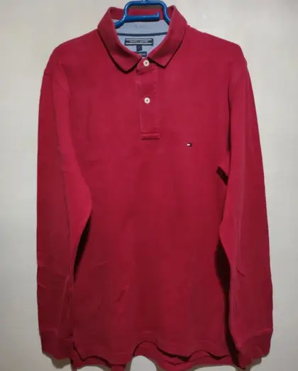 Jersey polo manga larga Tommy Hilfiger talla L