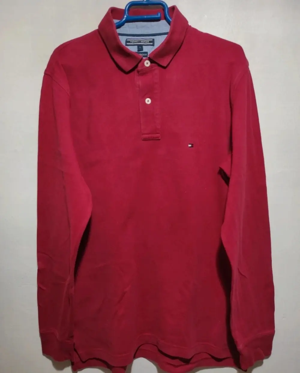 Jersey polo manga larga Tommy Hilfiger talla L