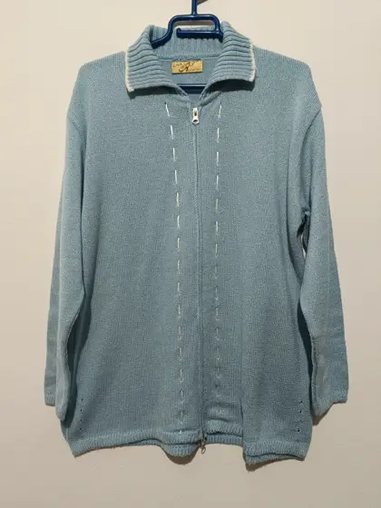 Jersey de punto con cremallera Anna by vitrantessil talla M/L ver medidas