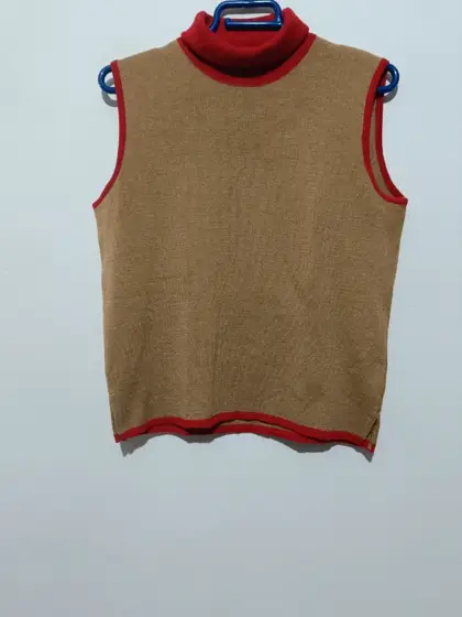 Jersey Suéter vintage de lana cuello alto blay & blay talla única sirve para M ver medidas