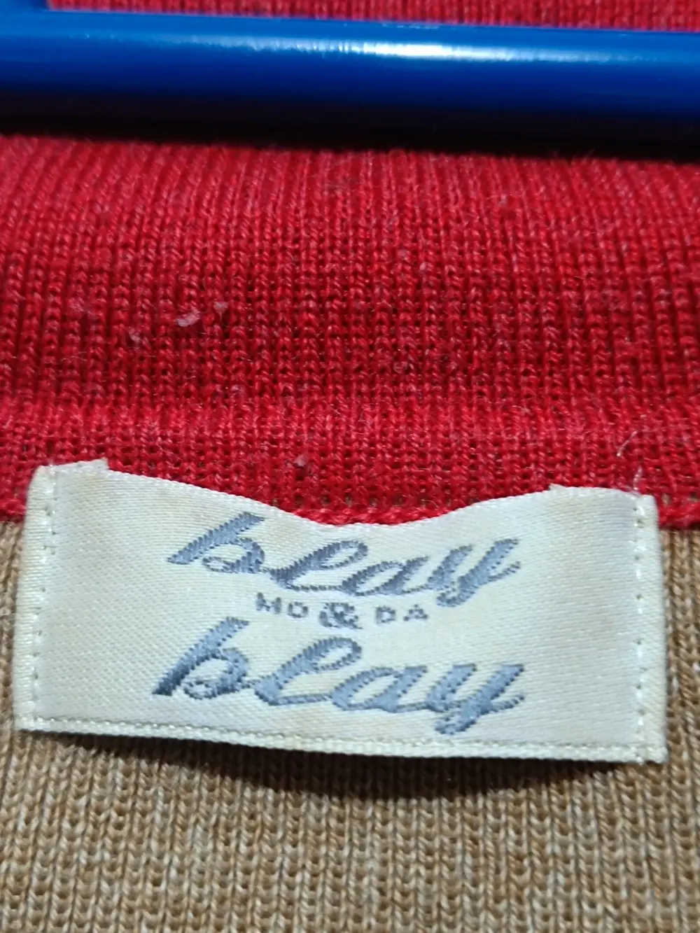 Jersey Suéter vintage de lana cuello alto blay & blay talla única sirve para M ver medidas, foto 2