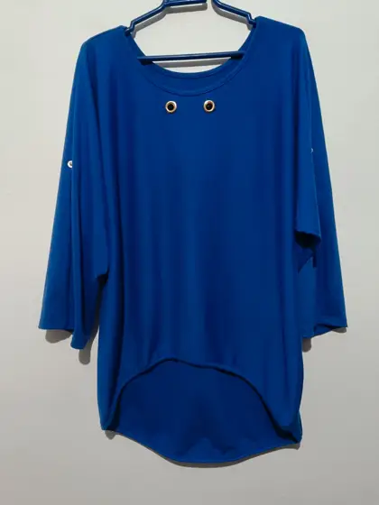 Tunica azul made in Italy talla única ver medidas