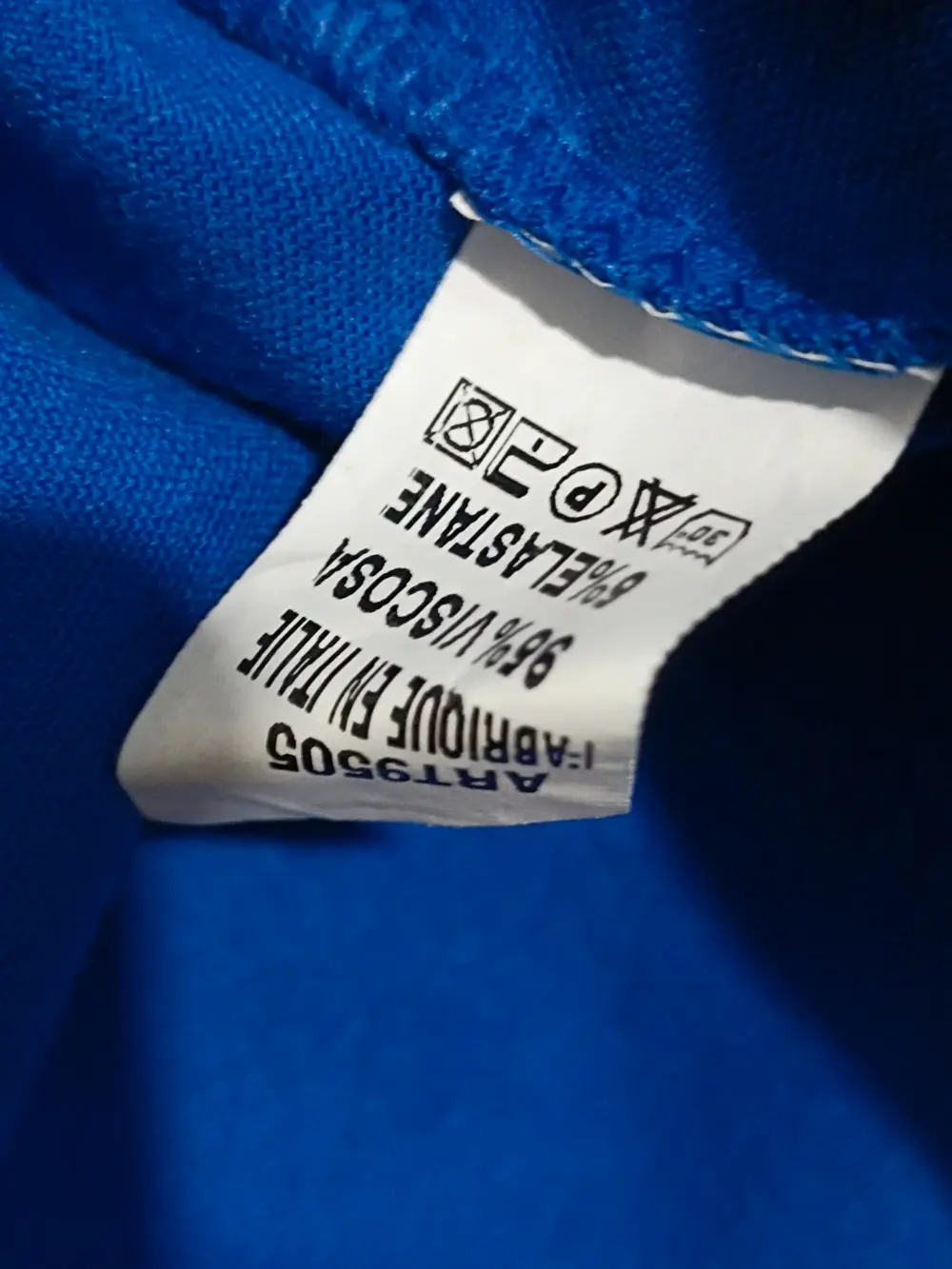 Tunica azul made in Italy talla única ver medidas, foto 3