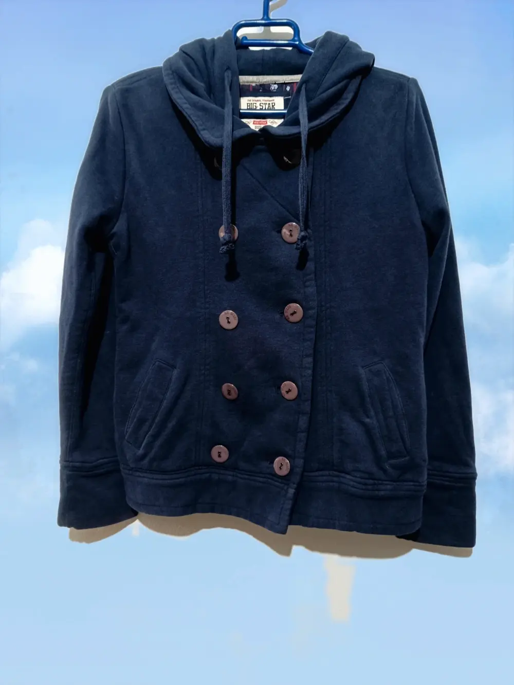 Abrigo sudadera con capucha vintage Big Star Original! talla S