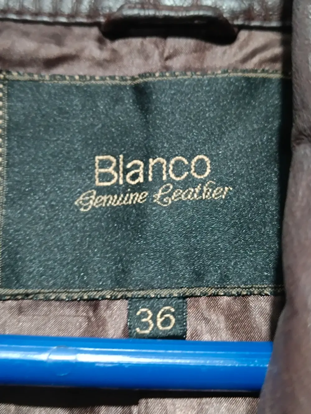 Chaqueta de cuero Vintage Blanco talla S, foto 5