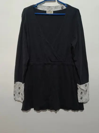 Vestido negro Ethos Paris organic cotton talla XL